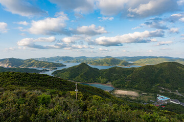 福江島　五島列島　夕暮れ　展望