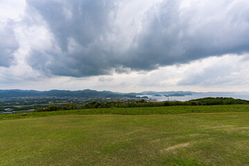 福江島　五島列島　夕暮れ　展望