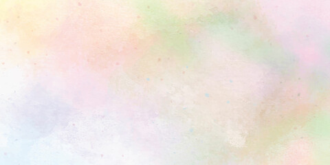 Abstract colorful watercolor for background. grunge background with space for text or image