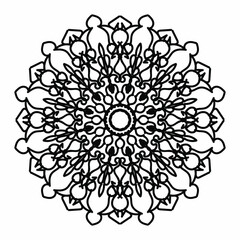decorative concept abstract mandala illustration.