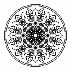 decorative concept abstract mandala illustration.