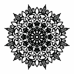 decorative concept abstract mandala illustration.