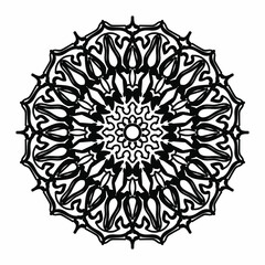 decorative concept abstract mandala illustration.