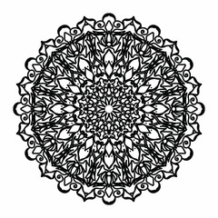 decorative concept abstract mandala illustration.
