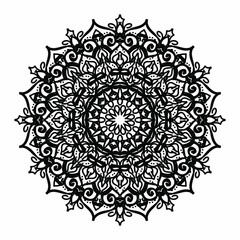 decorative concept abstract mandala illustration.