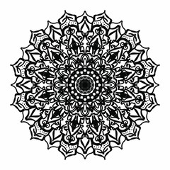 decorative concept abstract mandala illustration.