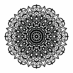 decorative concept abstract mandala illustration.