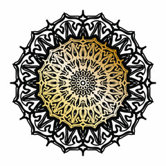 decorative concept abstract mandala illustration.