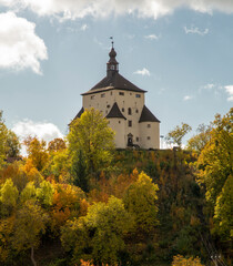 Fototapeta premium The New Castle in Banska Stiavnica, Slovakia. Unesco World Heritage Site.