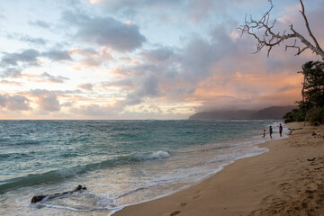 Sunrise over the ocean