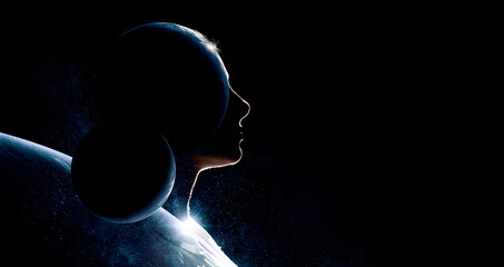 The universe within . Mixed media