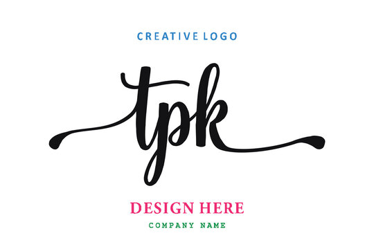 TPK lettering logo is simple, easy to understand and authoritative