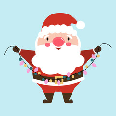 cartoon santa claus