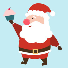 cartoon santa claus