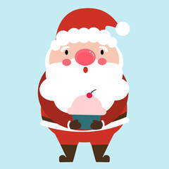 cartoon santa claus