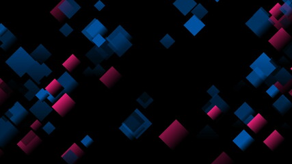 Dark blue and purple small squares abstract background