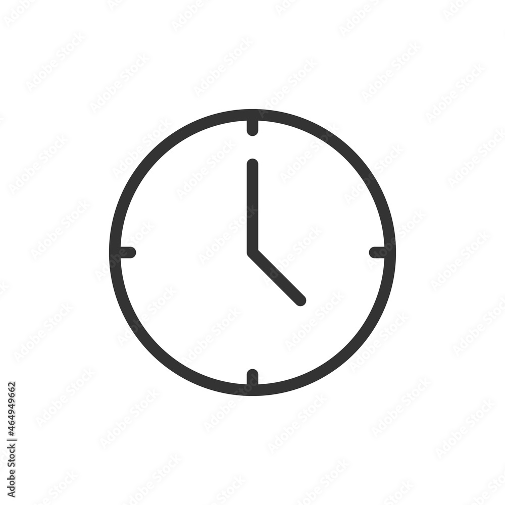 Poster premium timer line icon for app, web and ui.