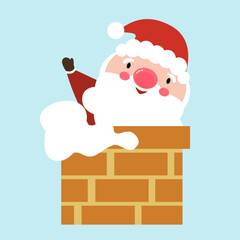 cartoon santa claus