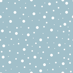 Christmas holiday vector seamless pattern from snowflake