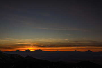 Sunset Over Sisters