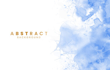 Abstract colorful watercolor for background. 