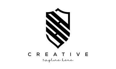 HC letters Creative Security Shield Logo