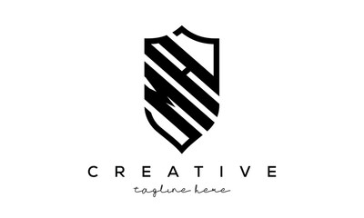 MC letters Creative Security Shield Logo