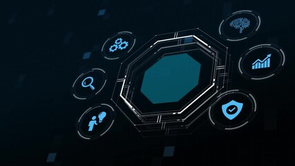 Business, Technology, Internet and network concept. Concept meaning proposed strategy or course of actions for certain time.