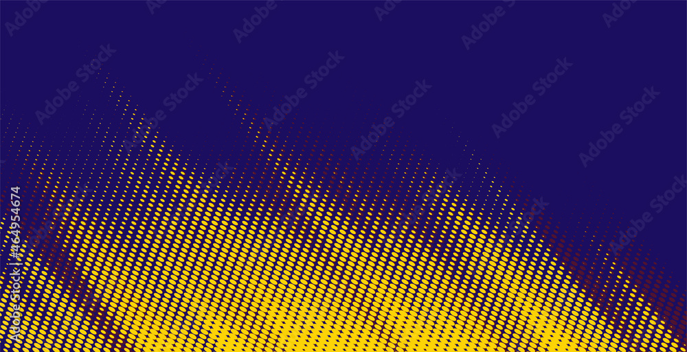Poster Vector cartoon background with color abstract dots