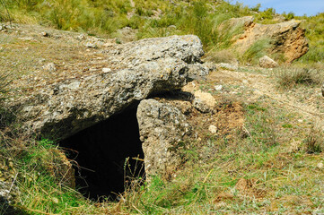Gorafe megalithic park. Granada - Andalusia, Spain.