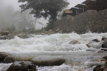 river in winter