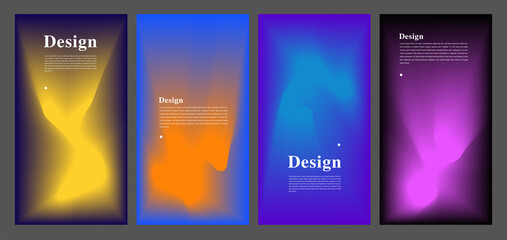 Vector Colorful Abstract Geometric Background for Social Media