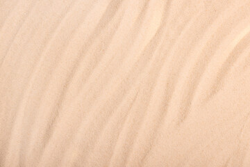 Beach sand texture background. Full frame shot.