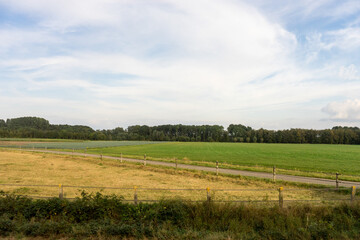 Fototapeta na wymiar Antwerp, Belgium, a large farm field