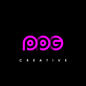 PPG Letter Initial Logo Design Template Vector Illustration