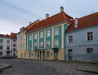 The view of city Tallinn Estonia