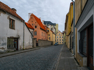 Fototapeta na wymiar The view of city Tallinn Estonia