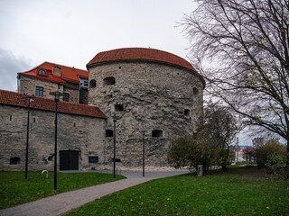 The view of city Tallinn Estonia