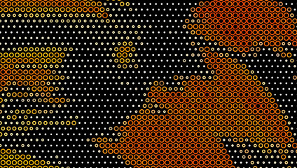 Multi-color abstract halftone texture. Colored background of dots