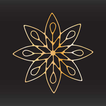 recommend clip art: unique snowflake christmas vector design for brochure banner card sticker.