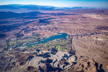 Lake Las Vegas aerial view