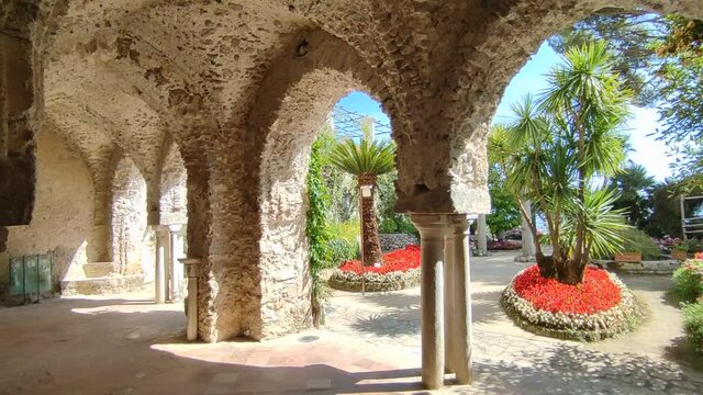 Ravello - Panoramica della Sala da Pranzo di Villa Rufolo