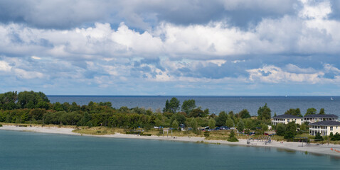 Heiligenhafen in Germany, view from above