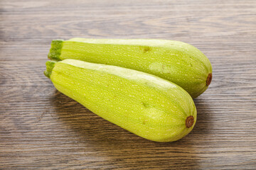 Two Young zucchini for cooking