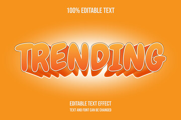 trending 3 dimension editable text effect modern comic style