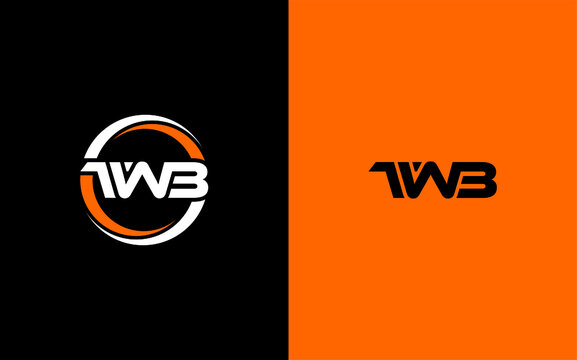 TWB Letter Initial Logo Design Template Vector Illustration