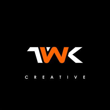 TWK Letter Initial Logo Design Template Vector Illustration