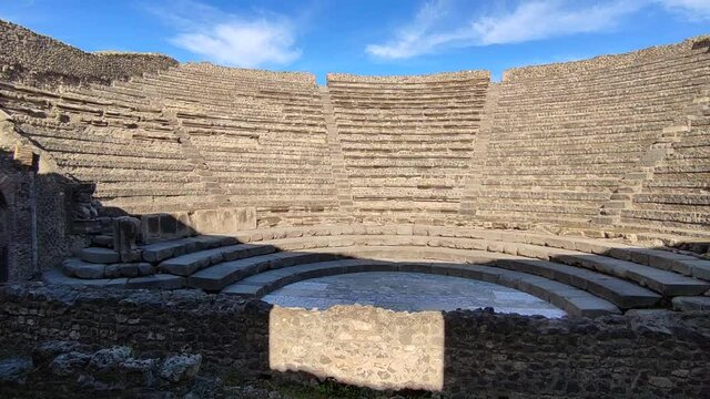 Pompei - Panoramica del Teatro Piccolo