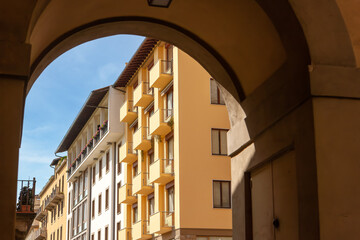 Florence, Tuscany, Italy: a street in the old town