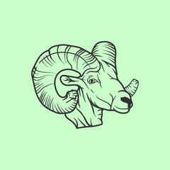 goat head line logo